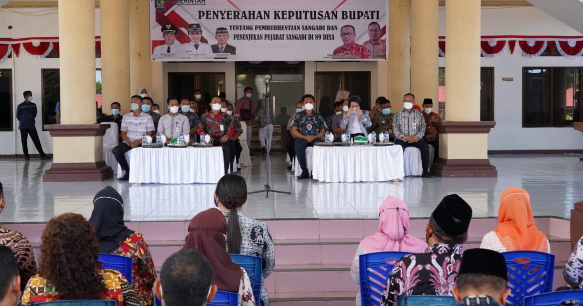 Bupati Yasti Tunjuk 89 Pejabat Sangadi