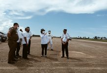 Bupati Yasti Sambut Kunjungan Kejagung Tinjau Pembangunan Bandara Loloda Mokoagow