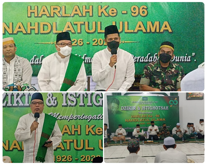 Kapolres Kotamobagu Hadiri Dzikir dan Istighosah Harla NU ke-96 Tahun