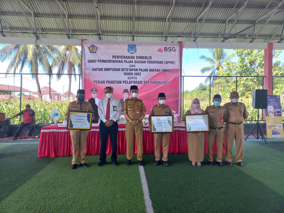 KPP Pratama Kotamobagu Apresiasi Kabupaten Bolsel yang Jadi Daerah Pertama Laporkan SPT Tahun 2021