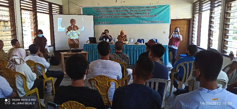 Warga Kecamatan Kotabunan Dukung PT APK Laksanakan Penelitian Kandungan Mineral di Boltim