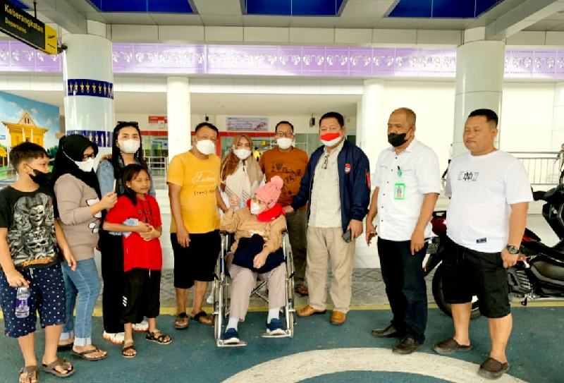 Difasilitasi UPT BP2MI Manado, PMI dari Taiwan yang Sakit Berhasil Dipulangkan ke Gorontalo