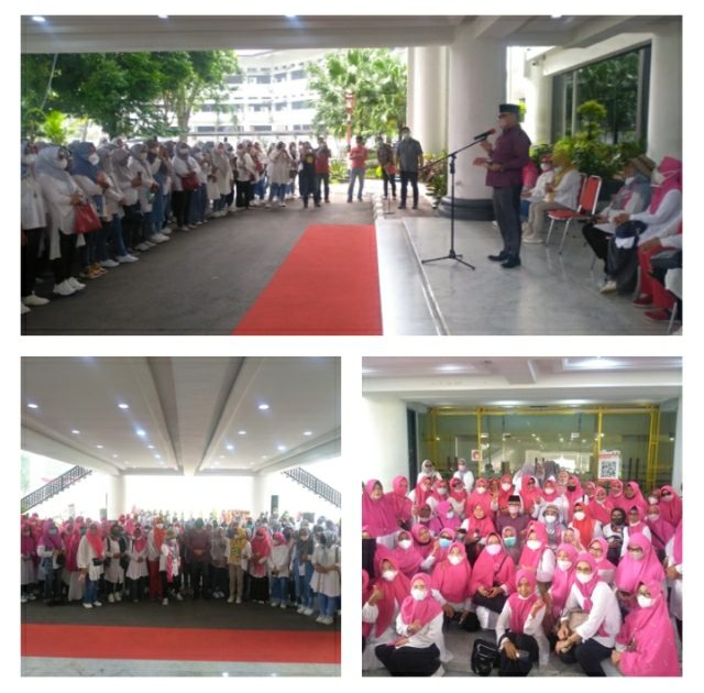 Limi Mokodompit Wakili Gubernur Sulut Lepas Keberangkatan Peserta Milad ke-41 BKMT ke Sangihe