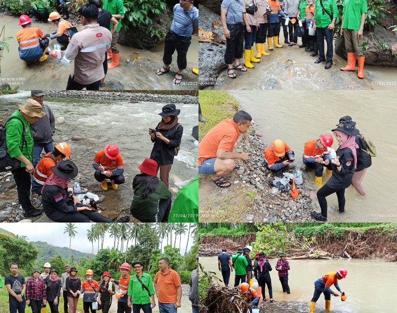 Lewati Jalur Ekstrim, Tim DLH Provinsi Sukses Ambil Sampel Air di Lima Titik Sungai Buyat