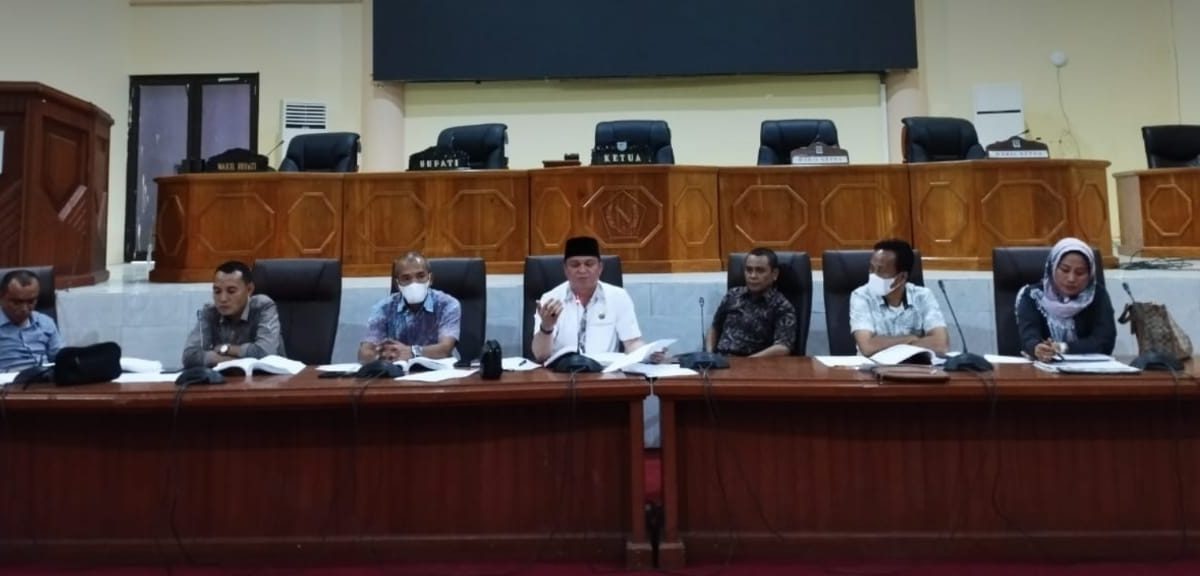suasana Pansus di gedung DPRD Bolmong