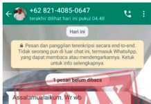 Aksi Penipuan Via WhtsApp Catut Nama Bupati Buol