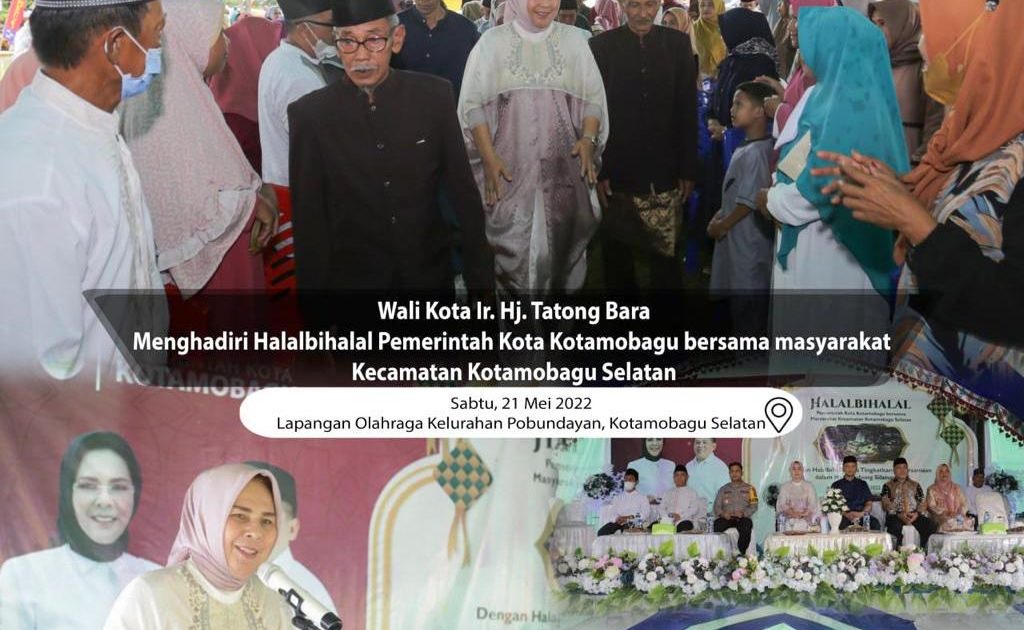 Wali Kota Hadiri Acara Halalbihalal Bersama Warga Kecamatan Kotamobagu Timur dan Selatan