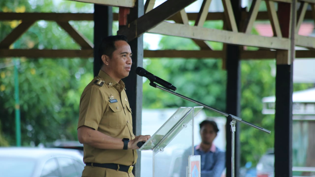 Pimpin Apel Perdana, Bupati﻿ Minta ASN Melaksanakan Tugas Dengan Baik