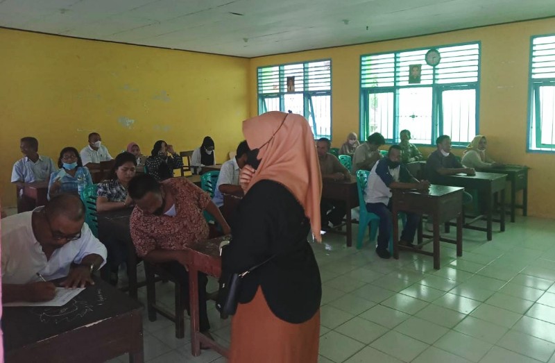 254 Orang Calon Anggota BPD di Boltim Ikut Ujian Tertulis