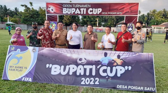 Open Tournament Sepak Bola Bupati CUP Resmi Dibuka