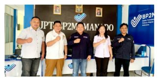 DPW PPNI Sulut dan UPT BP2MI Bahas Penyiapan CPMI Khusus Bidang Kesehatan