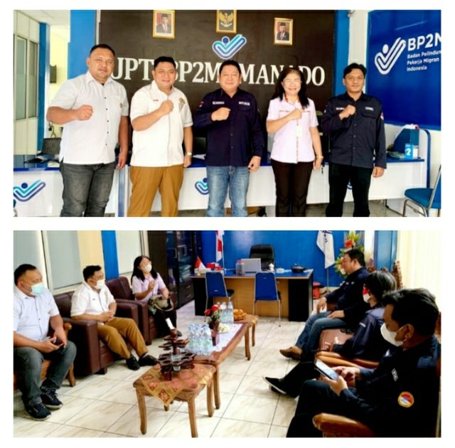 DPW PPNI Sulut dan UPT BP2MI Bahas Penyiapan CPMI Khusus Bidang Kesehatan