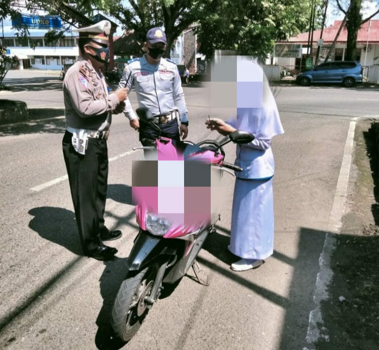 Puluhan Kendaraan Diamankan Satlantas Polres Kotamobagu, Berikut Tujuh Prioritas Operasi Patuh Samrat 2022