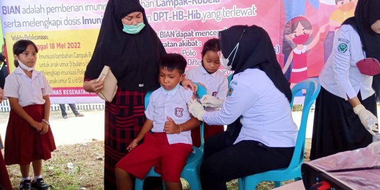 Dinkes Bolmong Himbau Masyarakat untuk Sukseskan Bulan Imunisasi Anak Nasional Tahun 2022