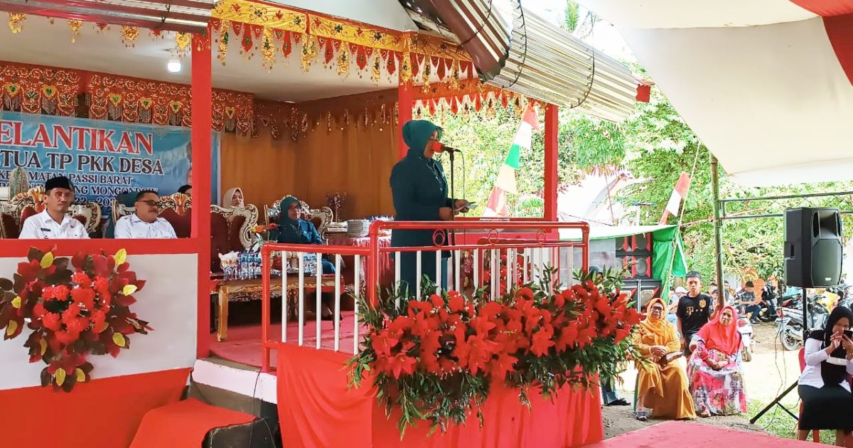 Iryanti Ajak TP PKK Passi Barat yang Dilantik, Bantu Penanganan Stunting di Bolmong