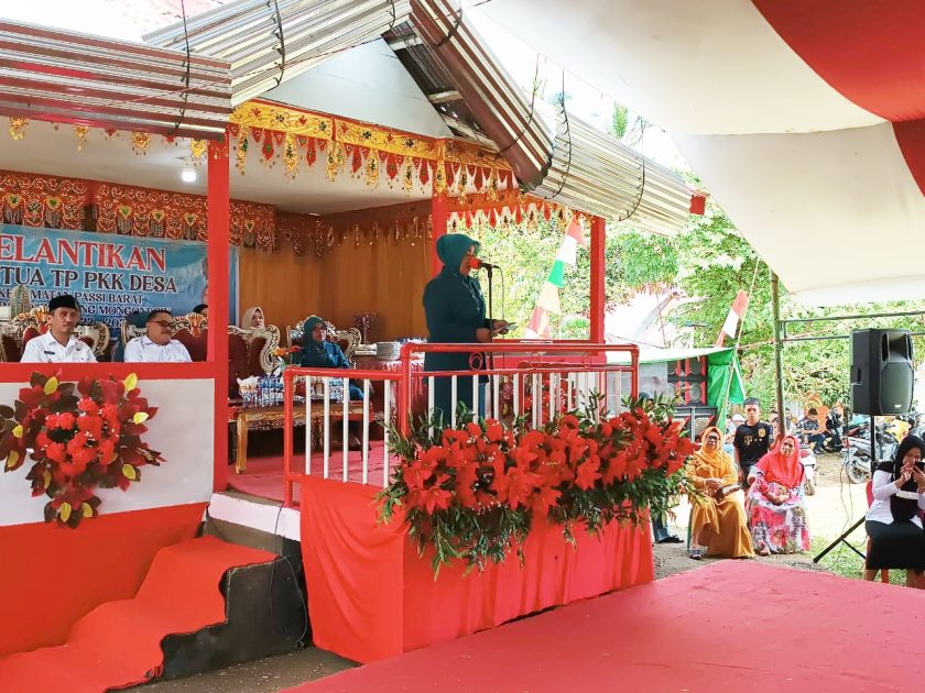 Iryanti Ajak TP PKK Passi Barat yang Dilantik, Bantu Penanganan Stunting di Bolmong