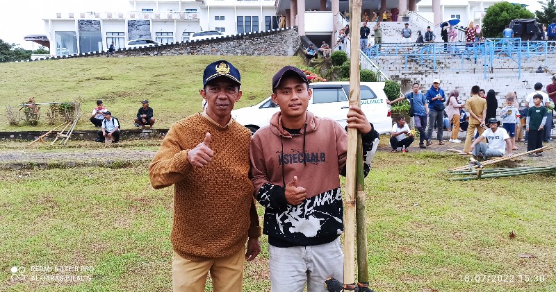 Utusan Desa Molobog Barat Jawara di Lomba Langkadan HUT Boltim﻿