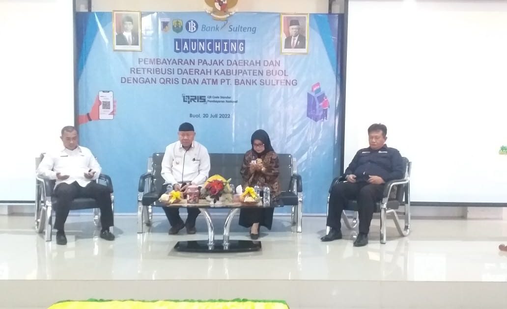 Pemkab Buol Lounching Sistem Pembayaran Pajak Qris