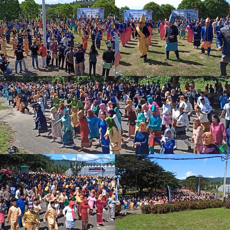 Spektakuler, Pemkab Boltim﻿﻿ Sukses Gelar Dana-dana Massal di HUT Boltim﻿﻿ ke-14