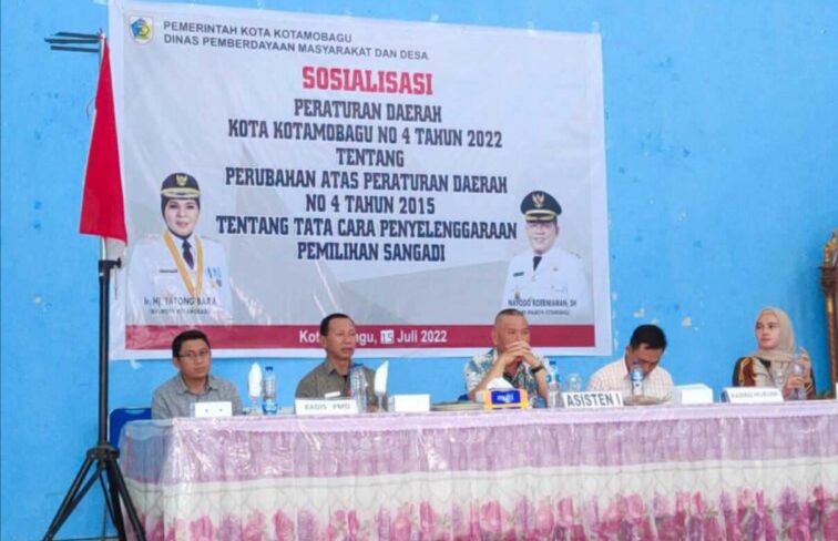 Pemkot Kotamobagu Sosialisasi Perda Revisi Tentang Pemilihan Sangadi