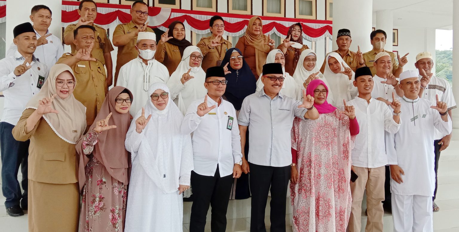 Bupati Limi Mokodompit Terima Kedatangan Jamaah Haji Asal Bolmong