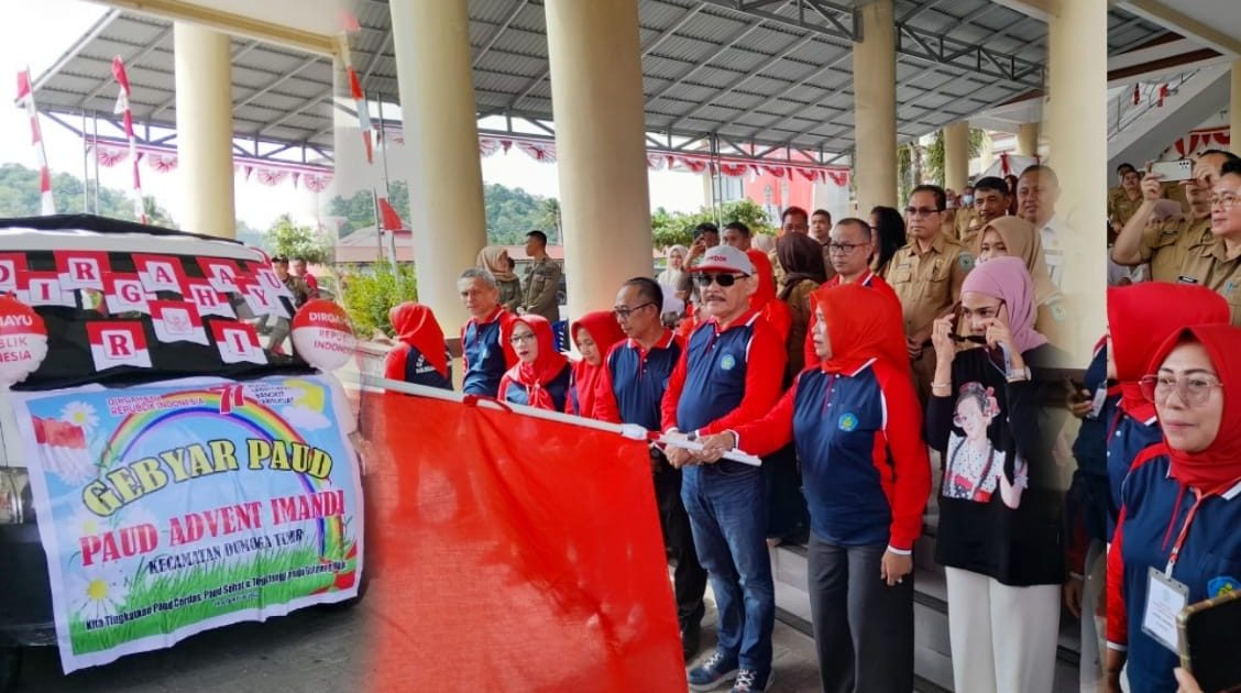 Gebyar PAUD Sambut HUT RI Ke-77 Meriah, 253 Lembaga PAUD di Bolmong Ambil Bagian