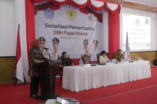 Wali Kota Buka Kegiatan Sosialisasi Pemanfaatan DBH Pajak Rokok