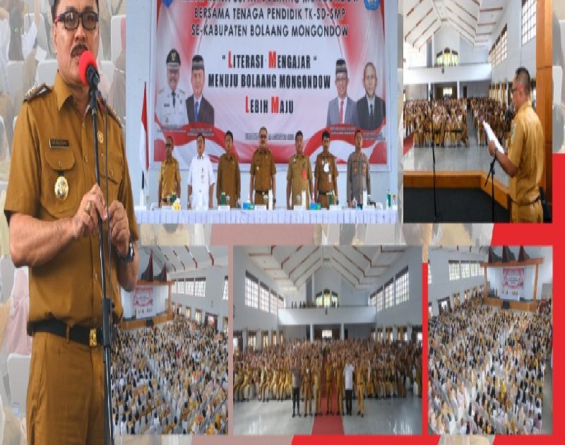 Pj Bupati Limi Mokodompit Pimpin Raker Bersama Ribuan Guru se-Bolmong