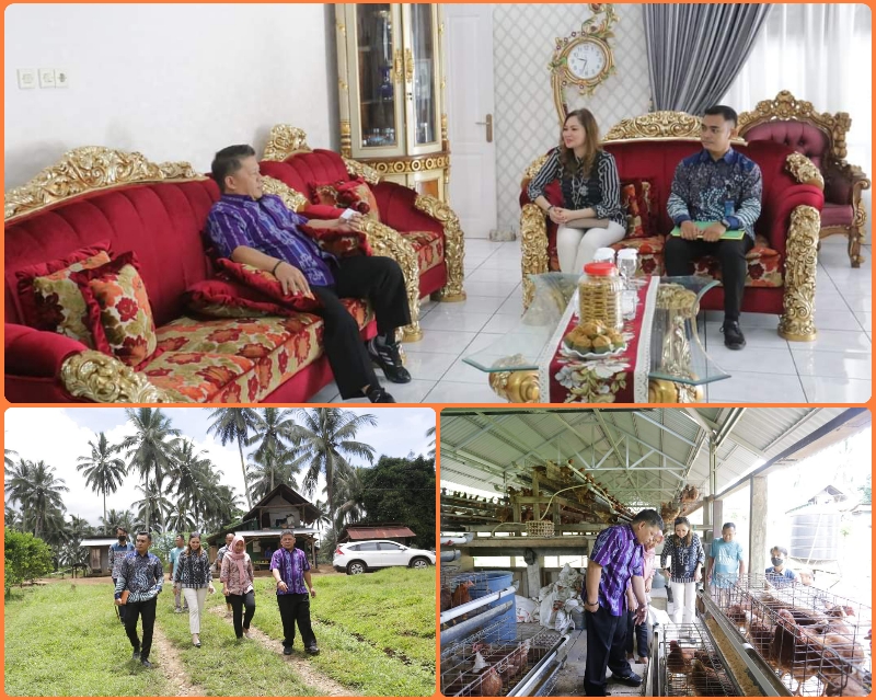 Wakil Wali Kota dan Pimcab Bank BNI Survey Potensi Peternakan di Kotamobagu