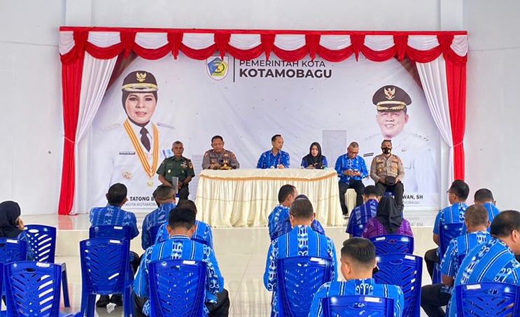 Pemkot Kotamobagu Apresiasi TNI-Polri Saat Rapat Evaluasi Relokasi Pasar