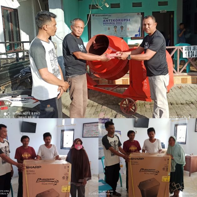 Pemdes Buyat Dua Serahkan Bantuan ke UMKM