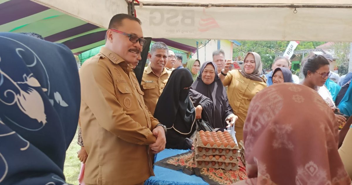 Pemkab Bolmong Gelar Pangan Murah Untuk Masyarakat