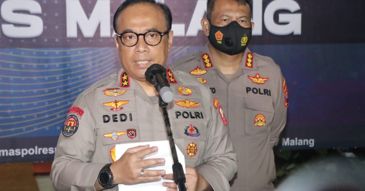 Polri Pastikan Tindak Tegas Pelaku Anarkis di Luar Stadion Kanjuruhan