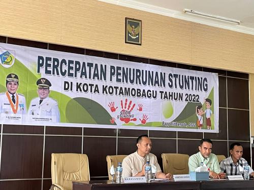 Sekda Buka FGD Penyusunan Dokumen RAT Percepatan Penurunan Stunting Tahun 2023