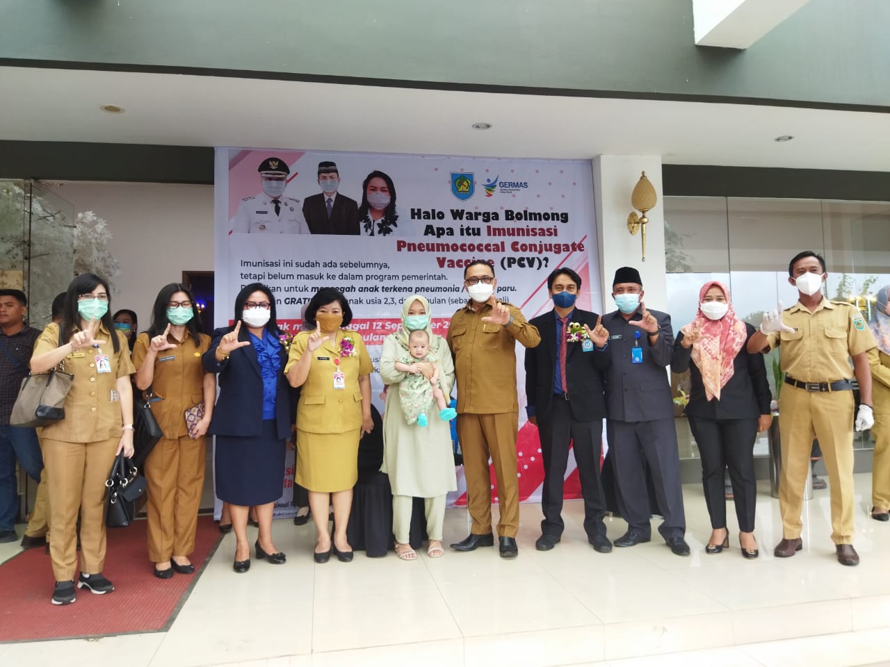 Dinkes Bolmong Sulawesi Utara Canangkan Imunisasi PCV Untuk Bayi