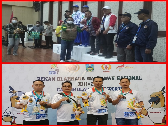 Kontingen PWI Sulut Berhasil Raih Medali di Porwanas ke-XIII di Kota Malang