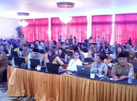 Diskominfo Boltim Buka Bimtek Pengelolaan Website Desa