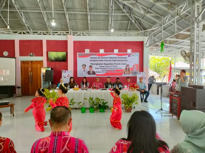 Pj Bupati Bolmong Limi Mokodompit Hadiri Deklarasi Pencegahan Perkawinan Usia Anak