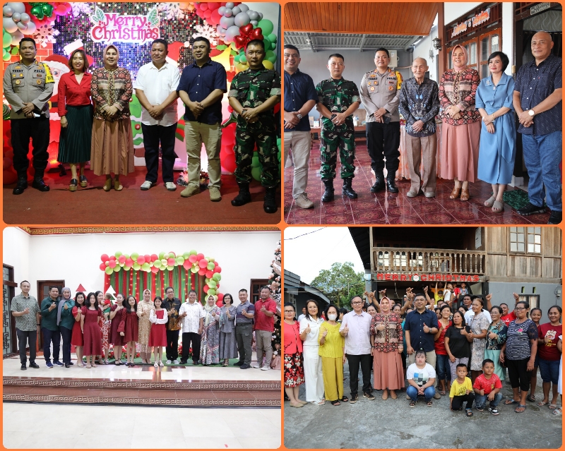 Wali Kota dan Forkopimda Safari Natal ke Sejumlah Pejabat dan Tokoh Publik di Kotamobagu