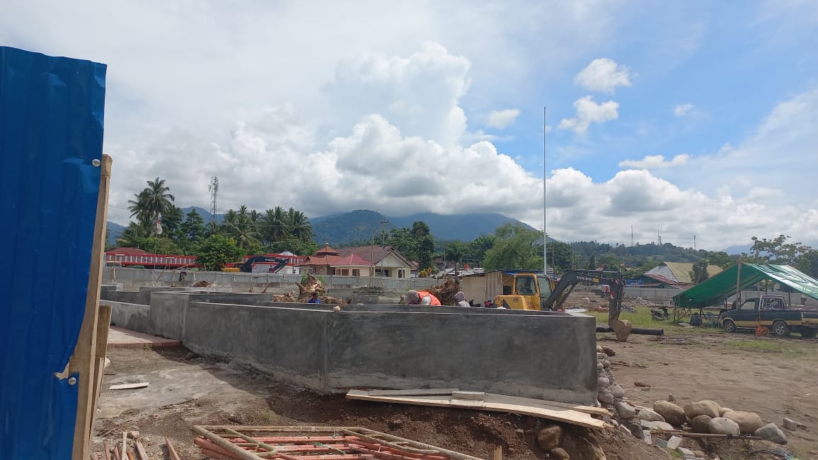 Progres 67 Persen, Dinas PUPR Targetkan Proyek Lapangan Boki Hotinimbang Selesai Tahun 2022