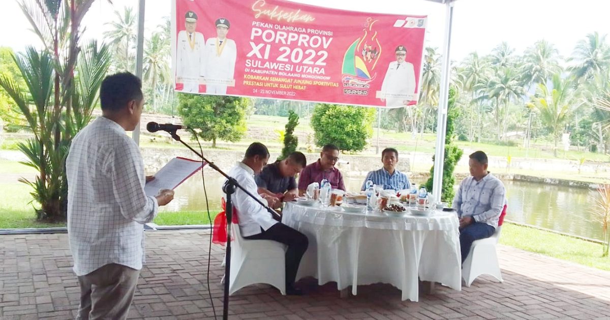 Bupati Bolmong Limi Mokodompit Resmi Membubarkan Panitia Daerah Porprov Sulut ke XI