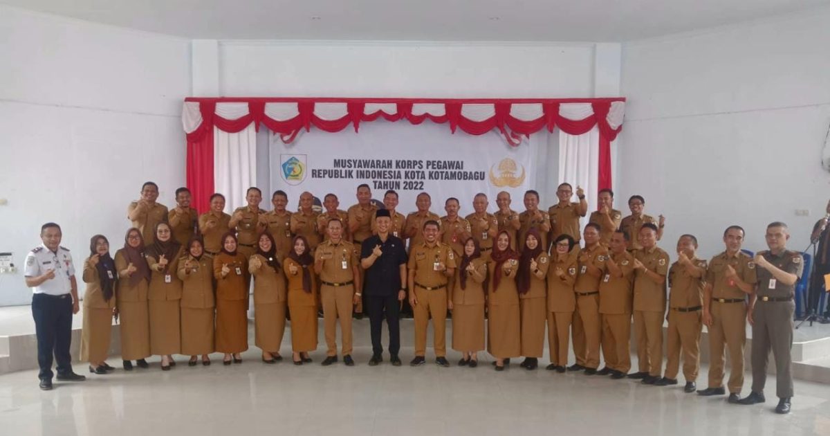 Sofyan Mokoginta Resmi Pimpin Korpri Kotamobagu Masa Bakti 2022-2027