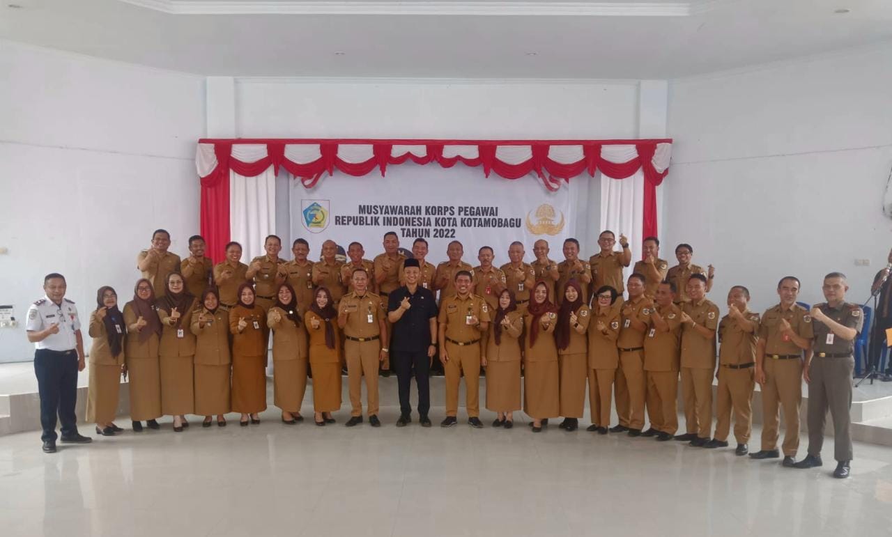 Sofyan Mokoginta Resmi Pimpin Korpri Kotamobagu Masa Bakti 2022-2027