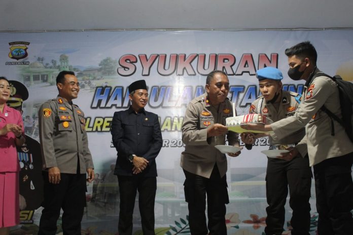 Bupati Sachrul Hadiri HUT Polres Boltim yang Ke-3 Tahun