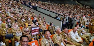 Bupati Limi Hadiri Rakornas Kepala Daerah dan Forkompimda yang Dipimpin Langsung Jokowi