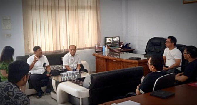 Diskominfo Kotamobagu Teken MOU dengan PT Telkom Terkait Pelayanan Internet di Setiap Instansi