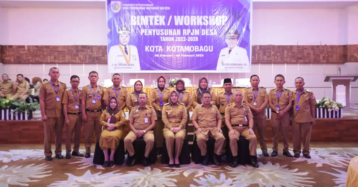 Walikota Tatong Bara Buka Workshop Penyusunan Dokumen RPJM