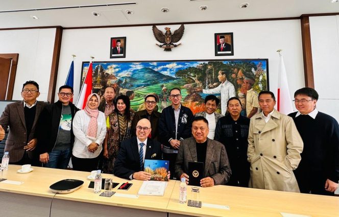 Kunjungi Kedubes RI di Jepang, Walikota Kotamobagu Paparkan Hal Ini