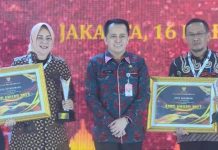 Watikota Tatong Bara Terima Penghargaan APBD Award Tahun 2023