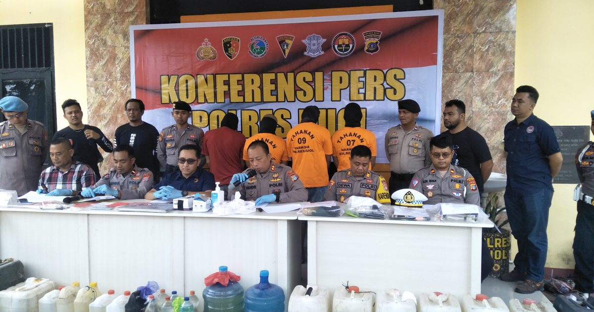 Polres Buol Ungkap Empat Kasus Penyalagunaan Narkotika Dengan Babuk 17,33 Gram